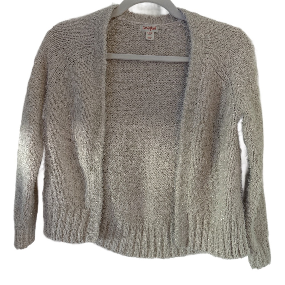 Cat & Jack Shaggy Cardigan Size Med (7/8)